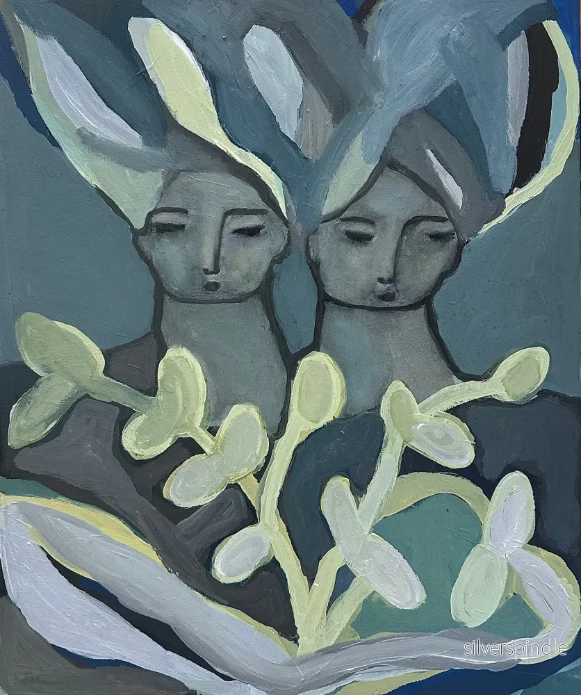 Akrylmålning – Nuet