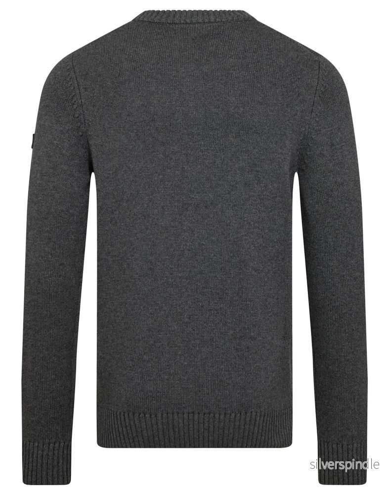 BS Thorstein Regular Fit Stickat - Grey - Bild 2