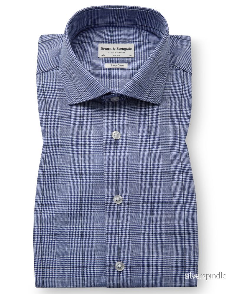 BS Walker Slim Fit Skjorta - Blue
