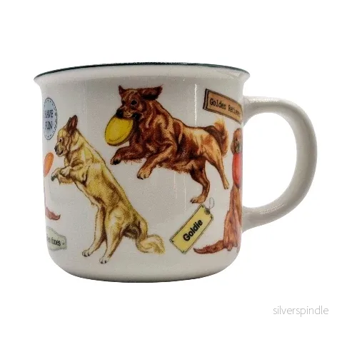 Mugg med hundmotiv - Golden retriever - Bild 2