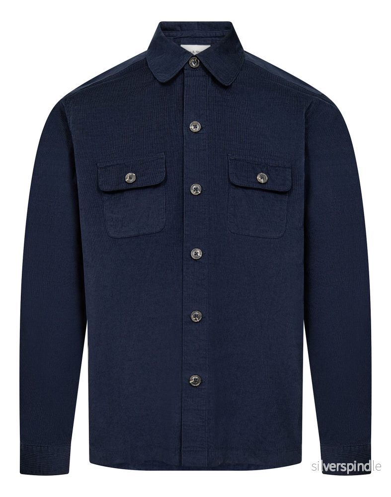 BS Onier Overshirt Skjorta - Navy