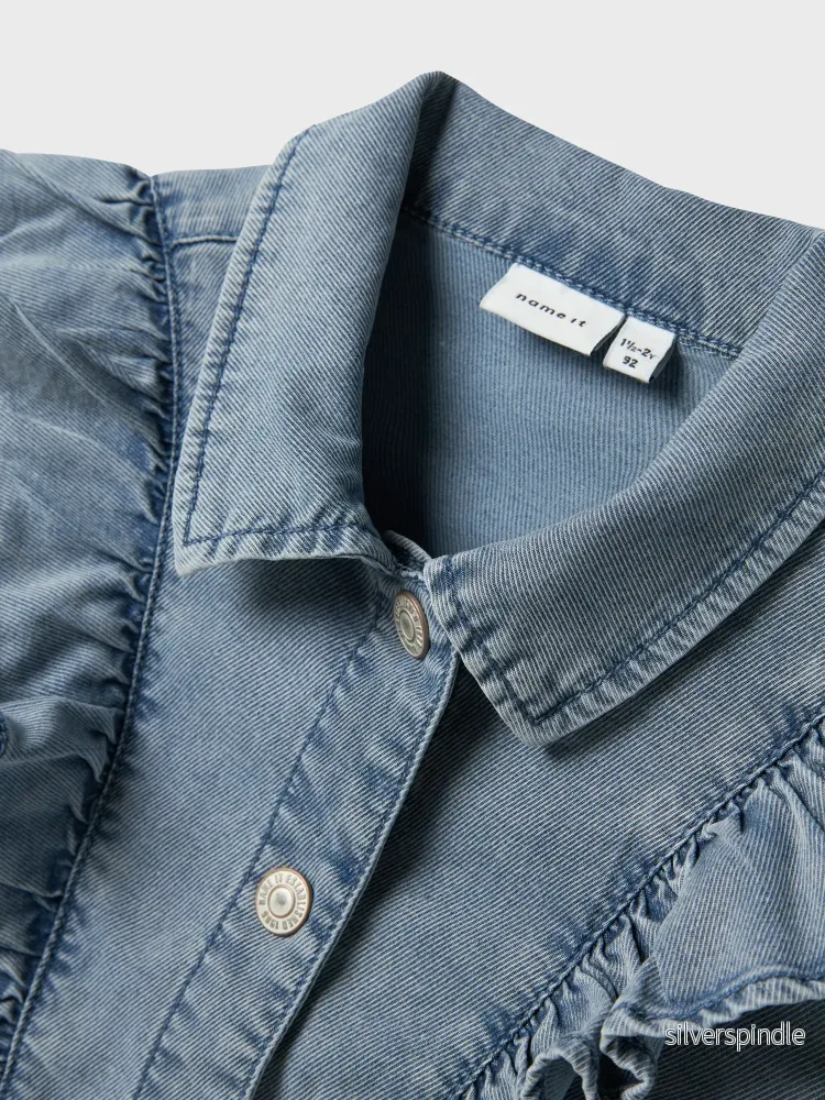 Jeans Jacka m. volanger - Bild 3