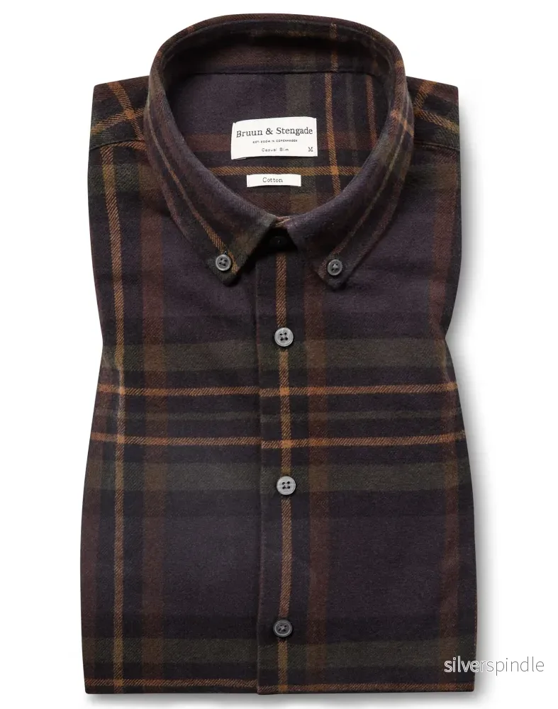 BS Snead Casual Slim Fit Skjorta – Green BS Snead Casual Slim Fit Skjorta – Green