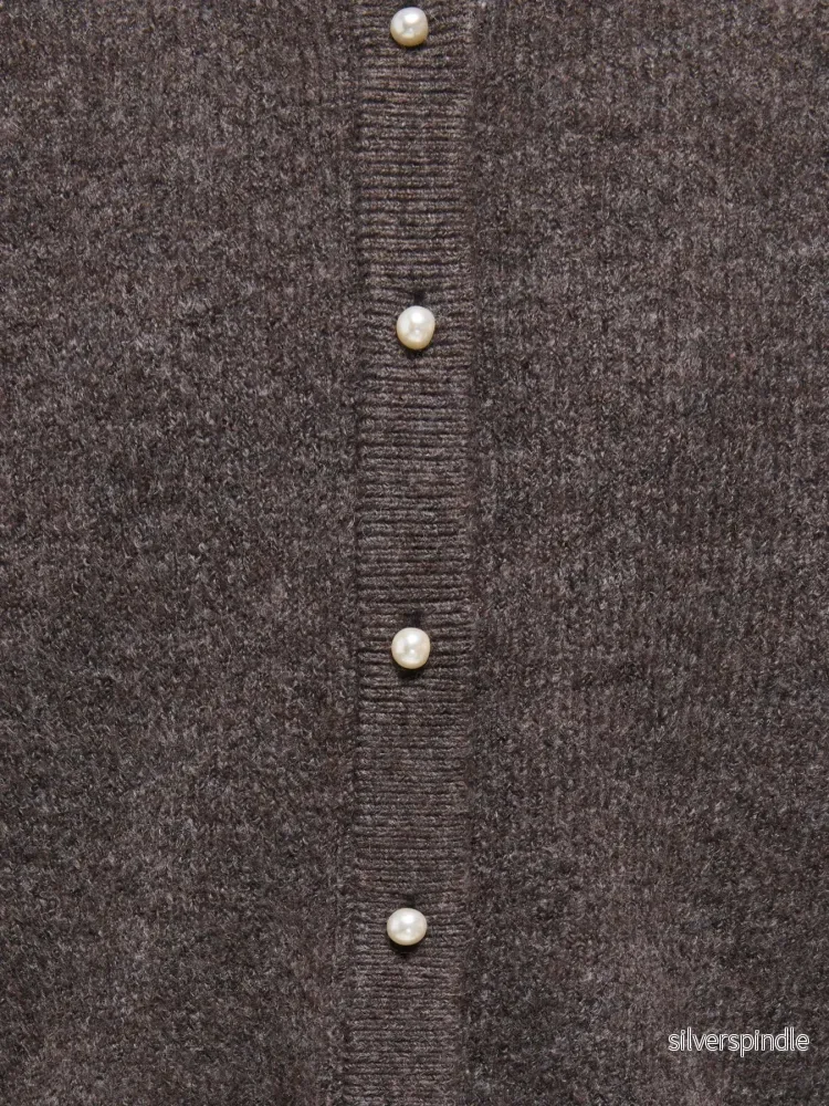 KO GUMLI CARDIGAN BROWN - Bild 2