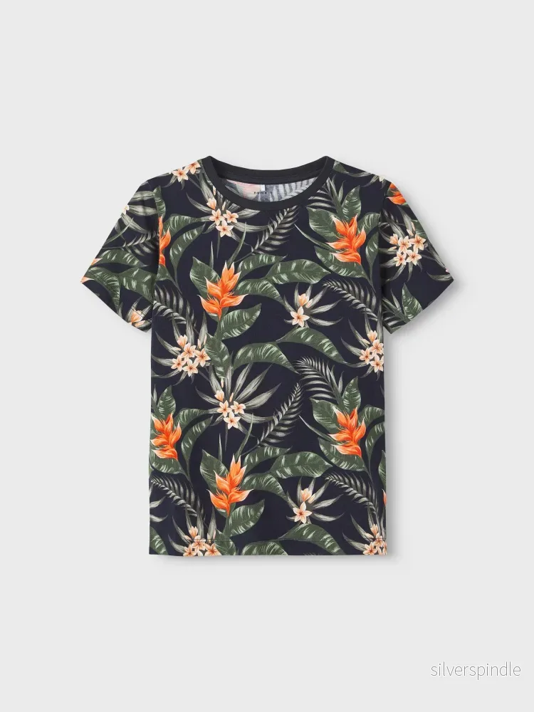 Mönstrad T-shirt - Bild 3