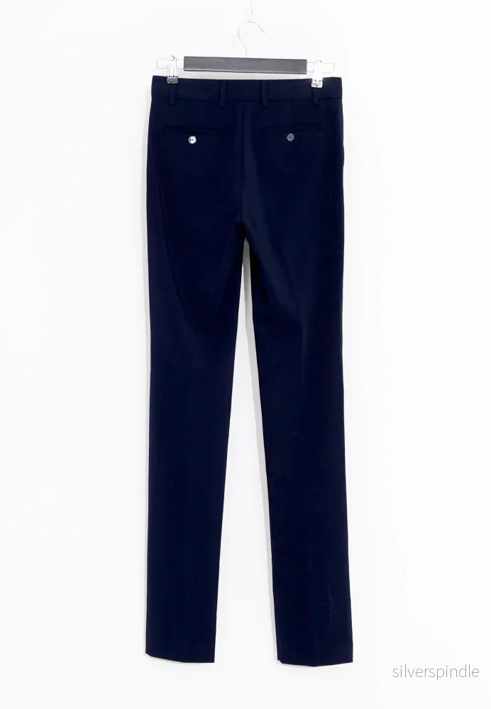 GABARDINE TROUSERS WITH POCKET - Blå - Bild 2