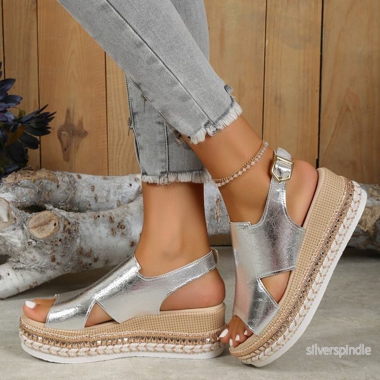 Olivia | Elegant Plus Size Platform Sandals for Spring and Summer - Bild 3