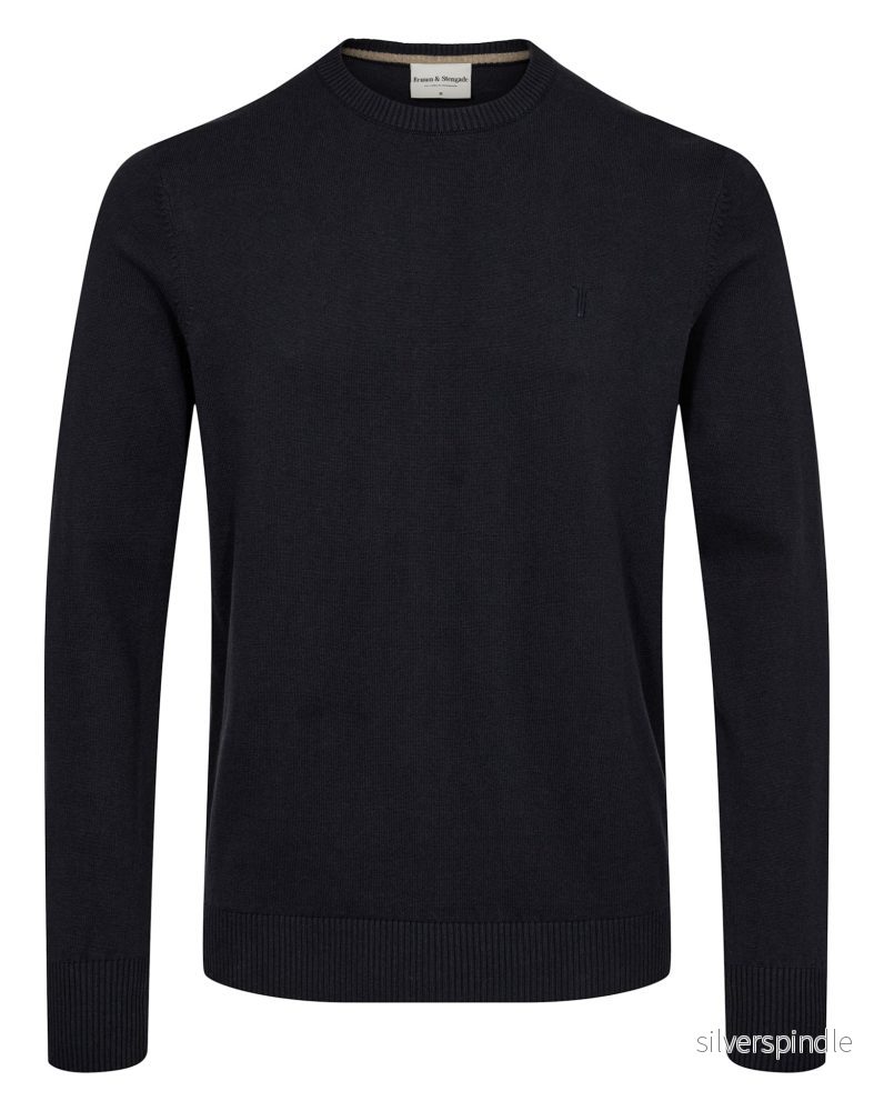 BS Jupiter Regular Fit Stickat – Navy BS Jupiter Regular Fit Stickat – Navy