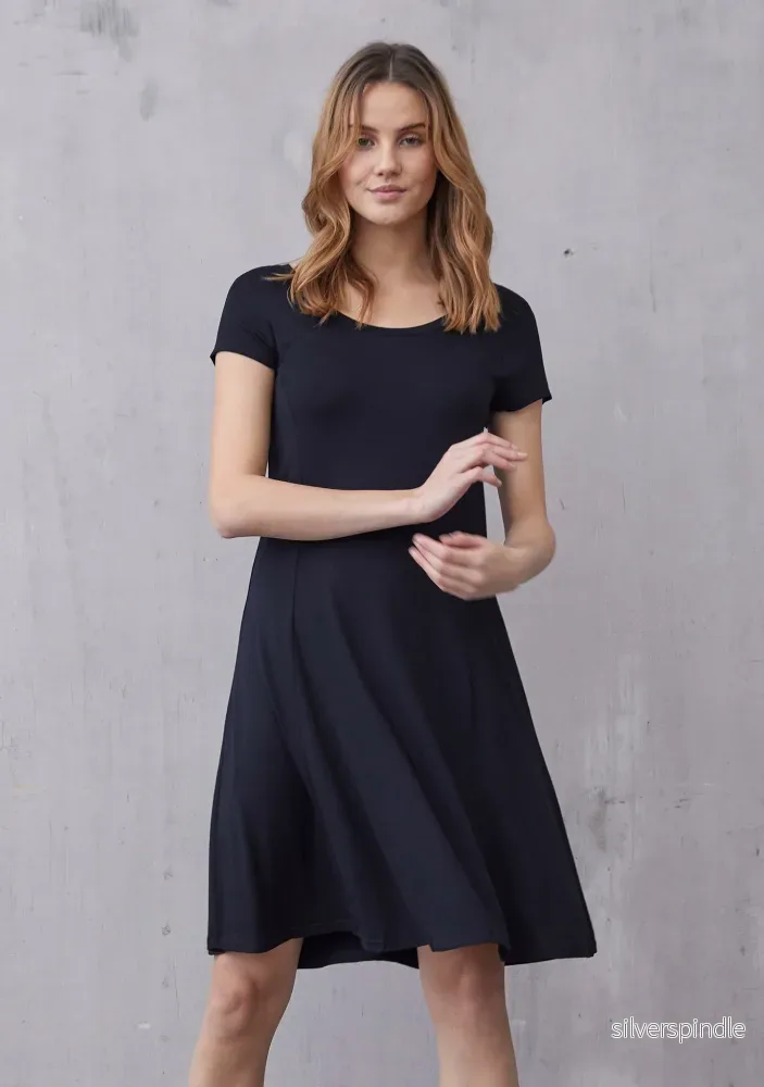 Kalla Jersey Dress – Black Kalla Jersey Dress – Black