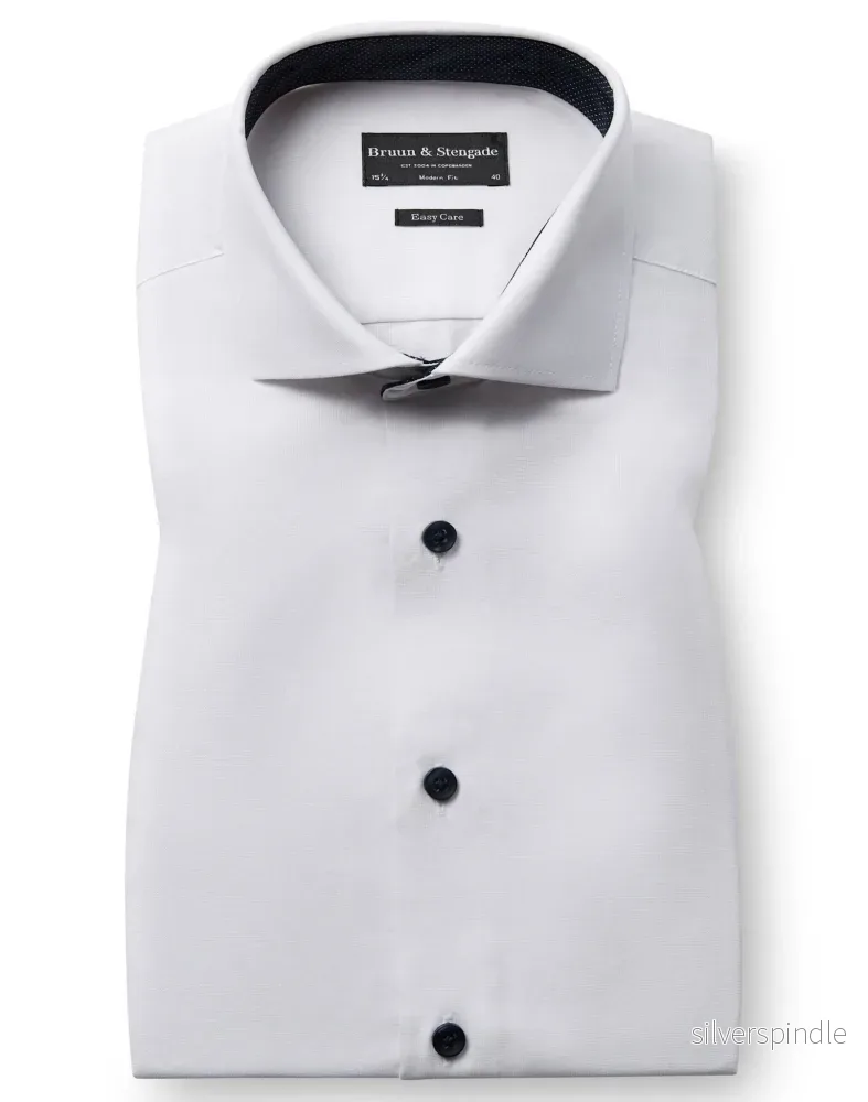 BS Andani Modern Fit Skjorta – White BS Andani Modern Fit Skjorta – White