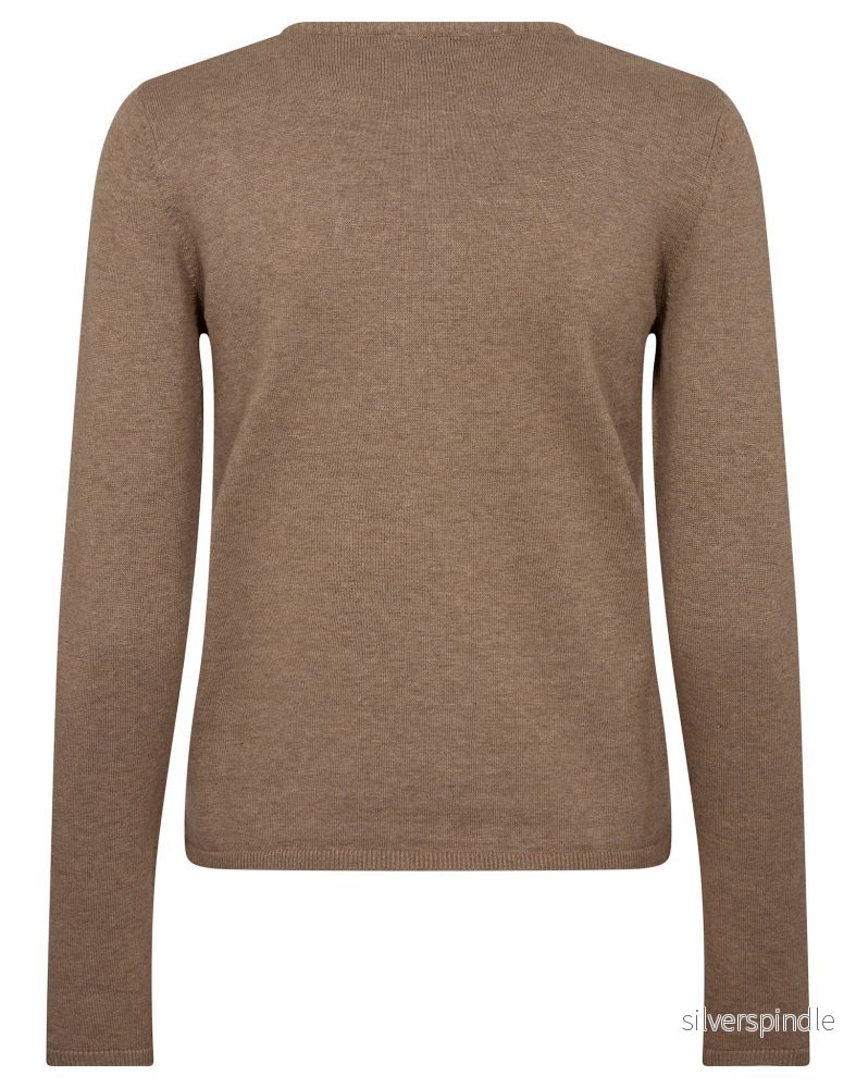 BS Melina Regular Fit Stickat - Brown - Bild 2