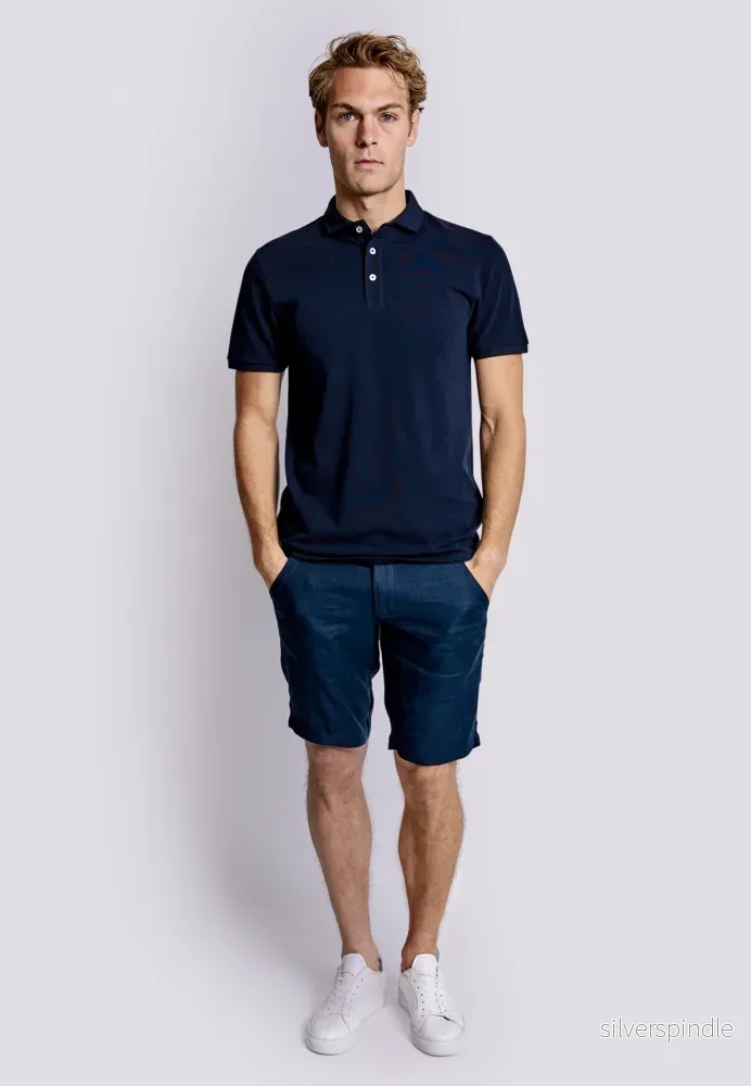 BS Monir Regular Fit Piké - Navy - Bild 3