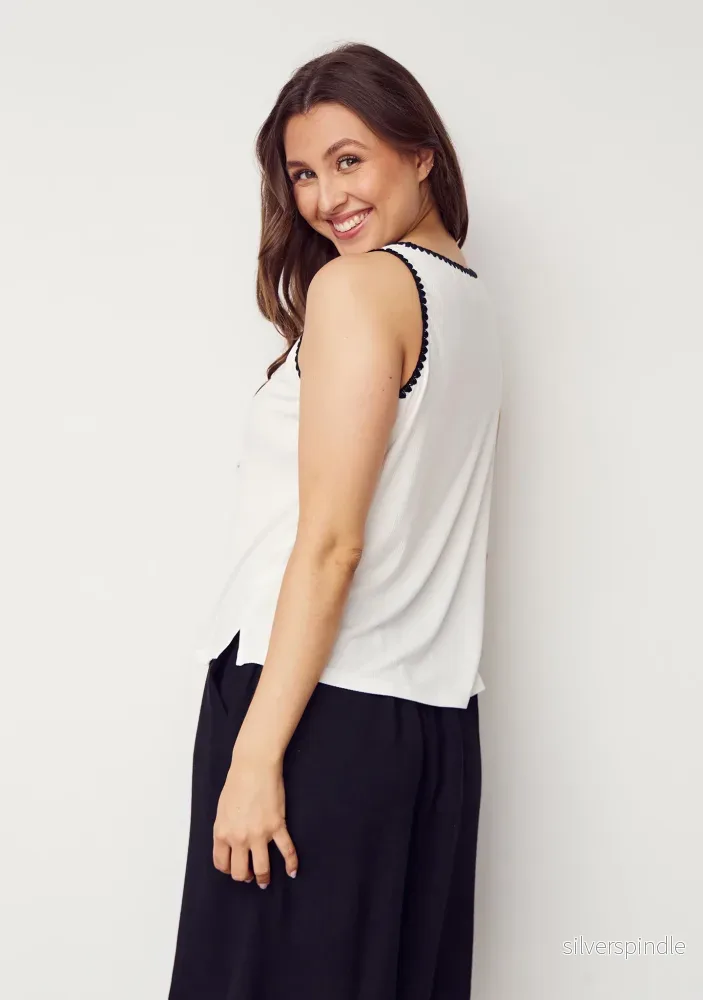 Dee Tank Top - Broken White - Bild 3