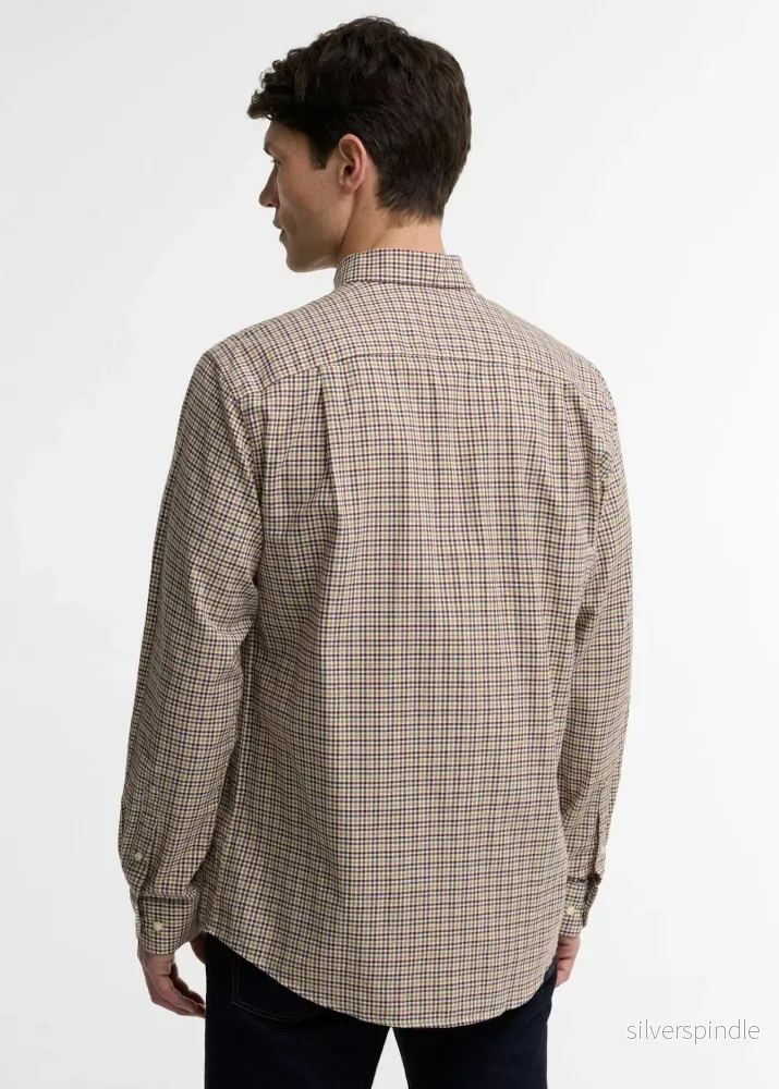 Barbour Farmtown Regular Fit Checked Shirt DK Bord - Bild 3