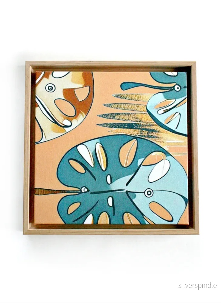Tavla Monstera Canvas Ekram 30x30cm