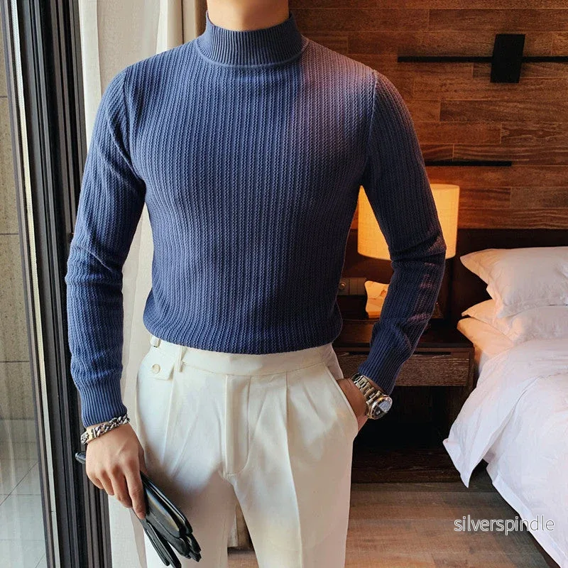 Liam | Elegant Klassisk Pullovertröja för Herr - Bild 3