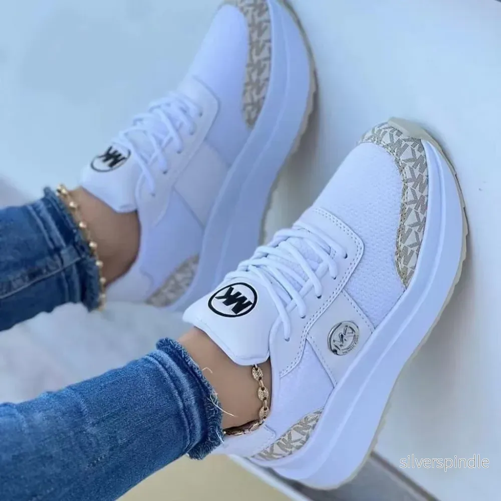 Samantha | Sportiga Sneakers med Tjock Sula och Rund Tå Samantha | Sportiga Sneakers med Tjock Sula och Rund Tå