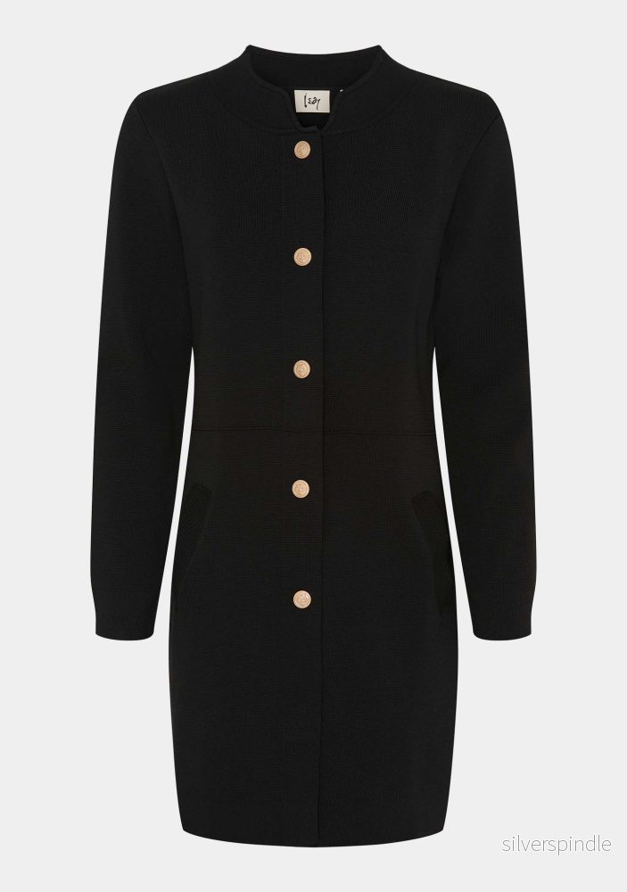 Jena Button Cardigan - Black - Bild 3