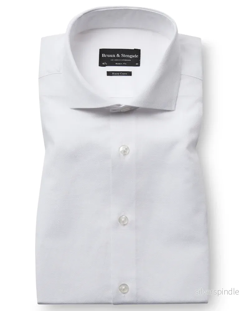 BS Hanfmann Modern Fit Skjorta - White