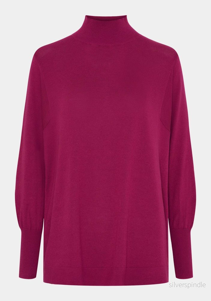 Katinka Knit Pullover – Cerise