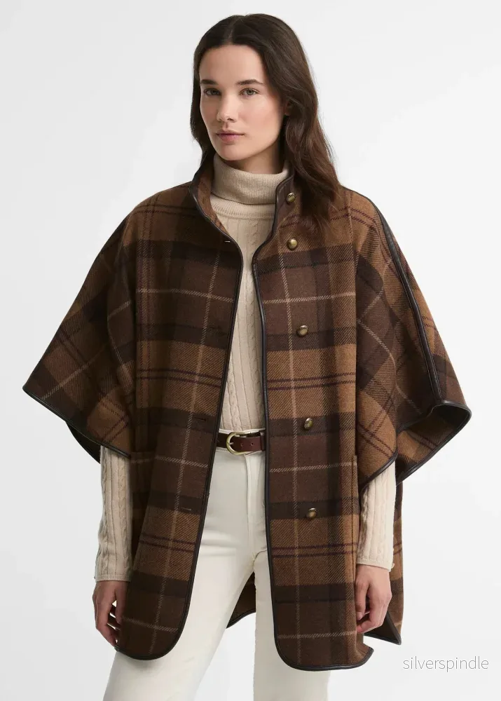 Barbour Clemency Wool Brown