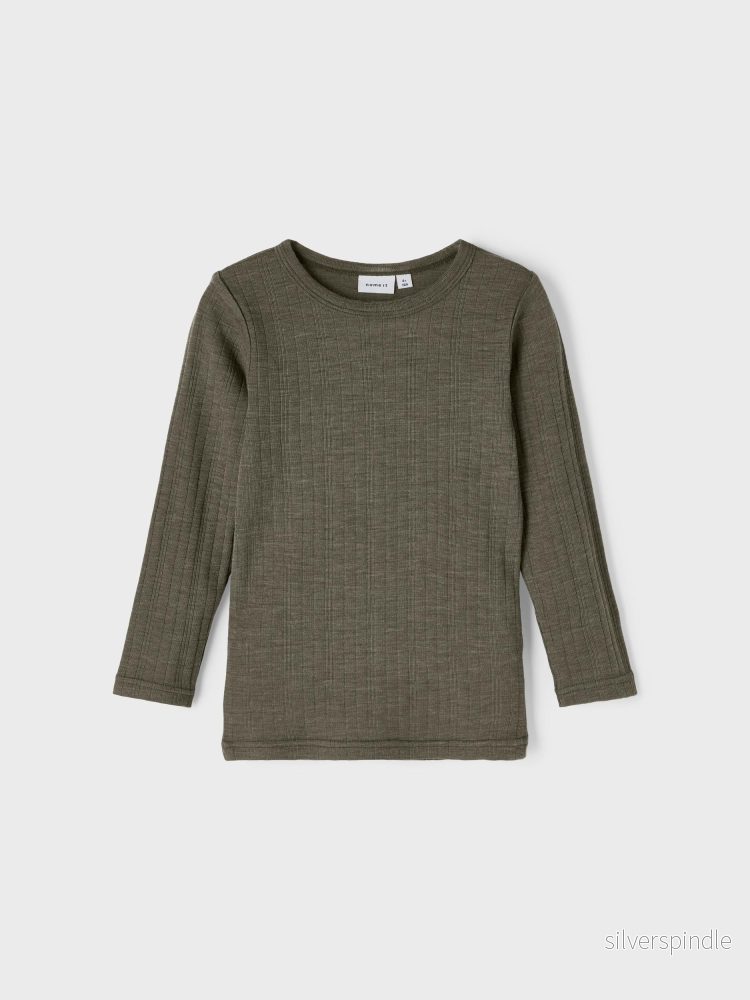 NMMWANG WOOL NEEDLE LS TOP - Bild 3