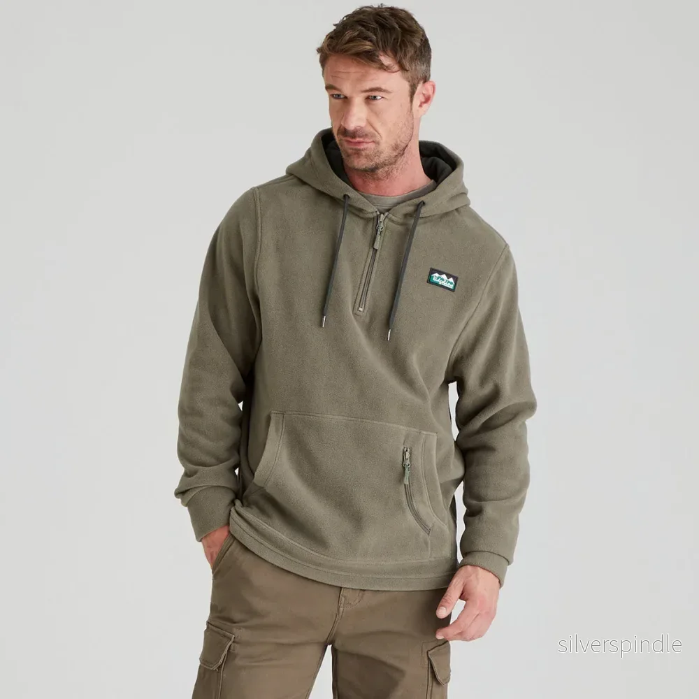 Ethan | Modern Funktionell Höst Hoodie med Kvartsdragkedja - Bild 2