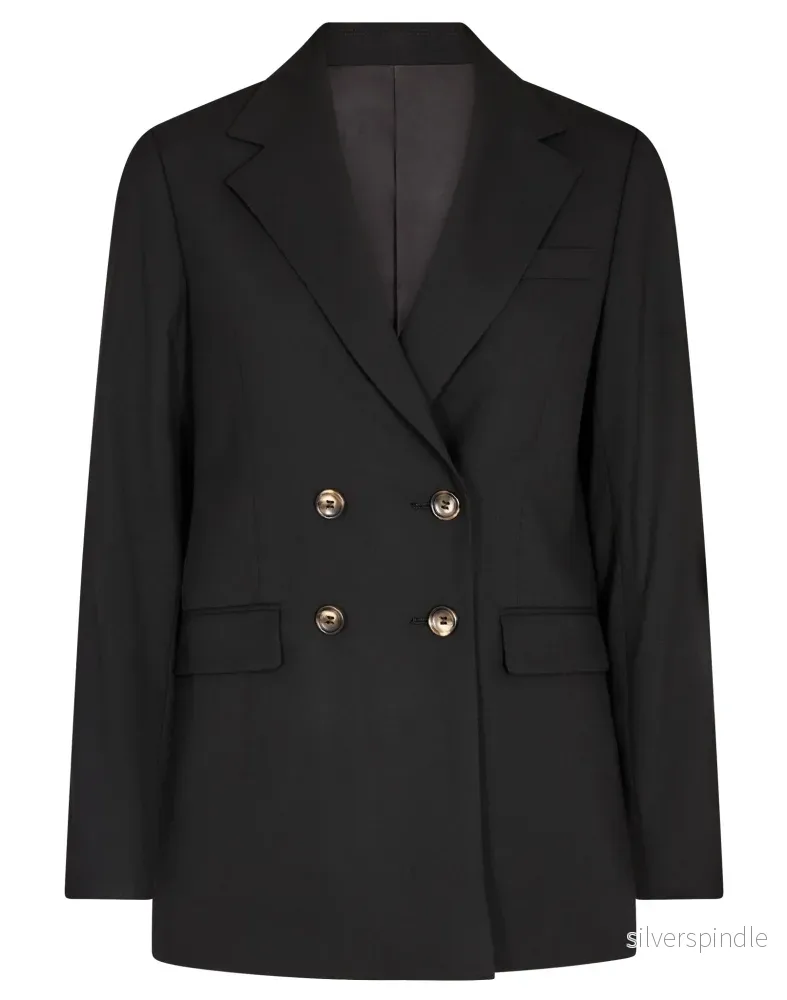 BS Agate Regular Fit Blazer - Svart