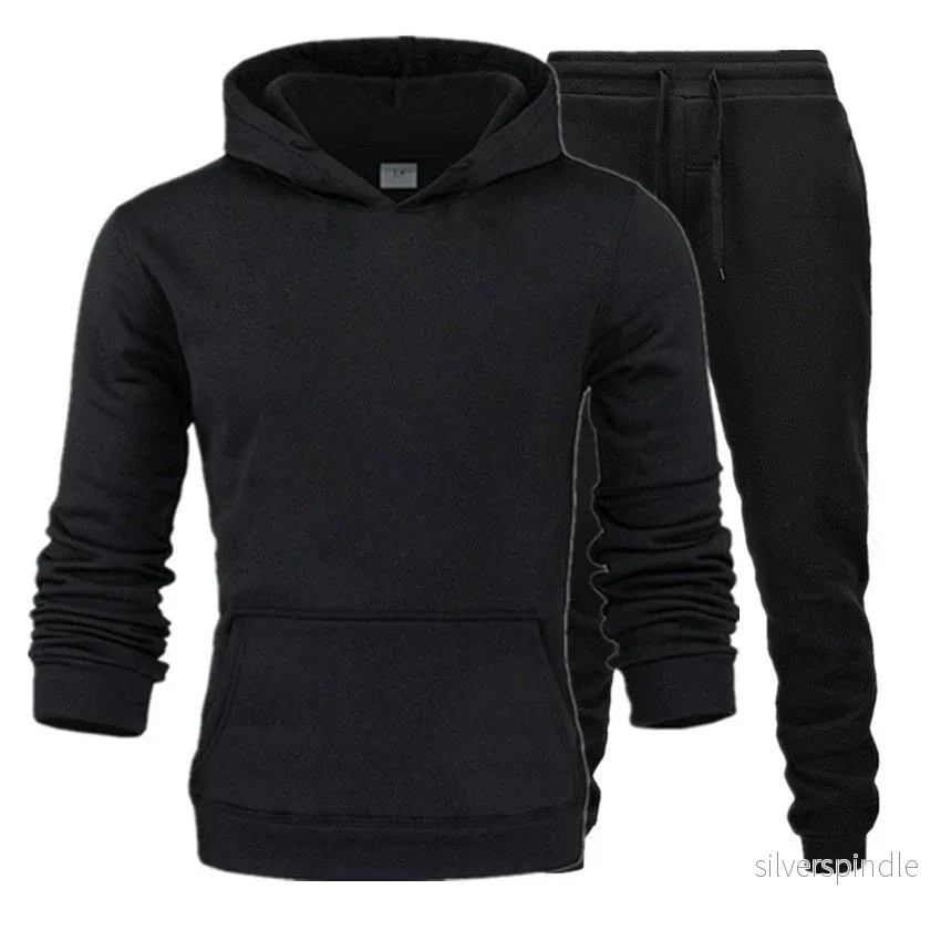 Ethan | Varmt Träningsset med Hoodie och Joggerbyxor för Vinter