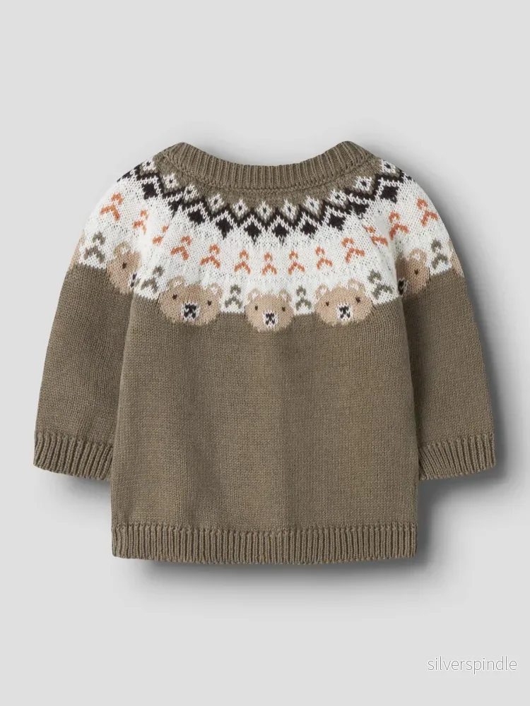 Osmane Stickad Baby Cardigan - Bild 2