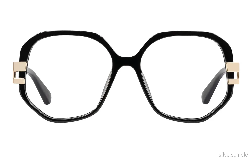 AMIE solid black Reading Glasses.