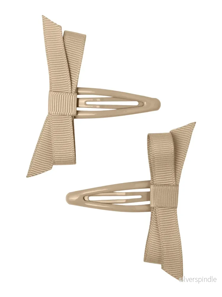 2-Pack Hårspänne m. rosett 2-Pack Hårspänne m. rosett
