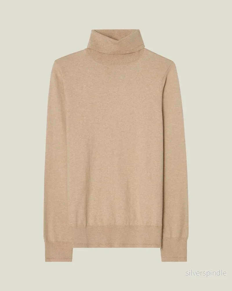 Lexington Knitted Turtleneck Beige - Bild 2