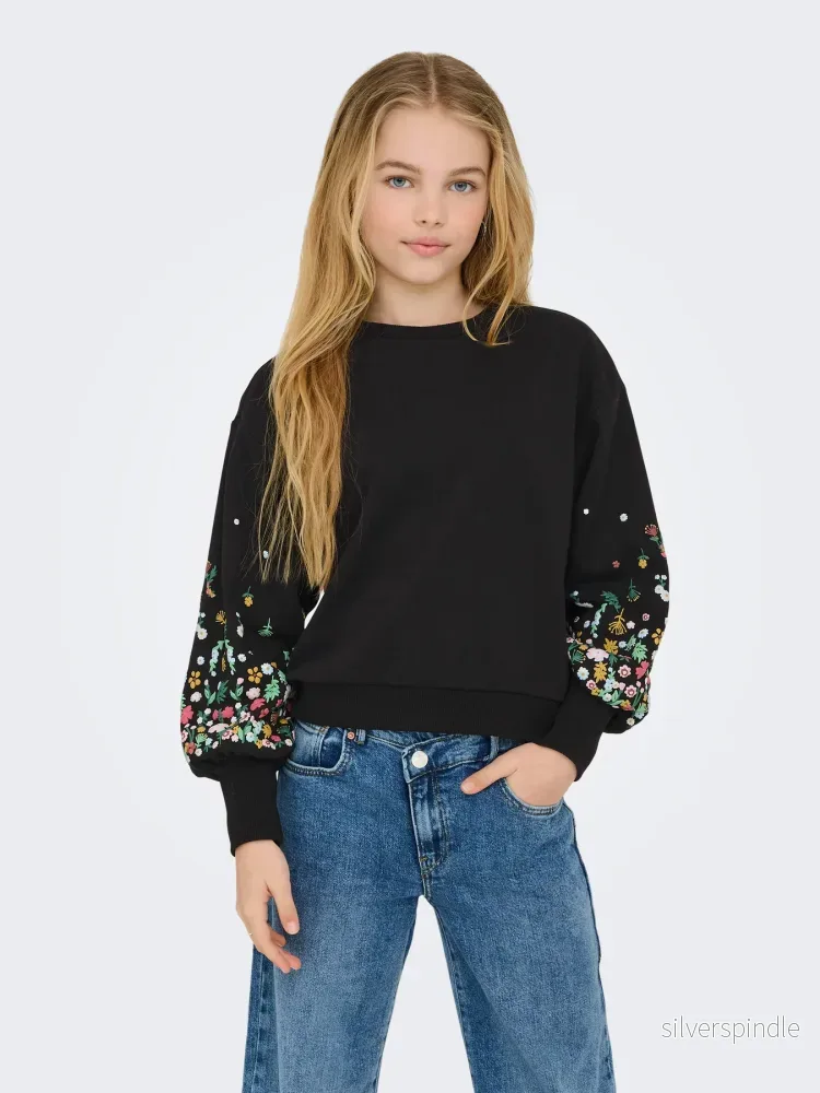 Brooke Sweatshirt Med Blommiga Ärmar - Bild 2