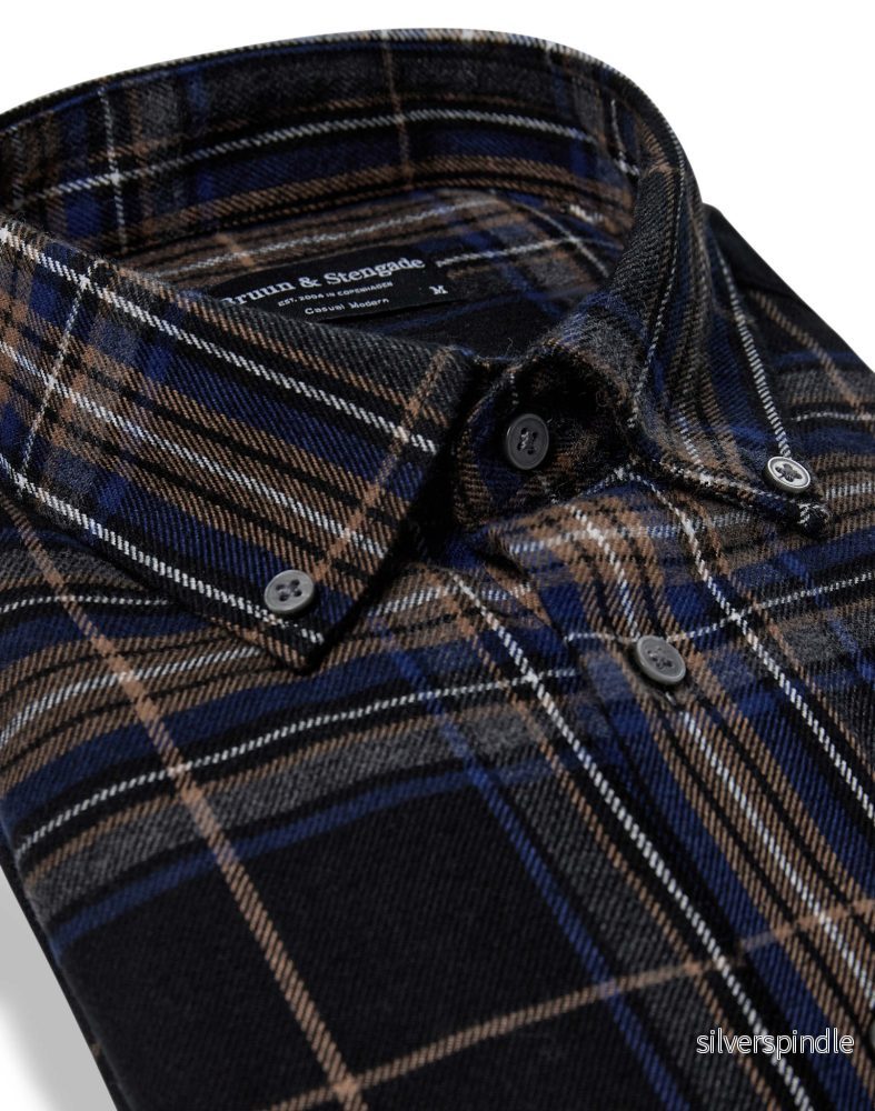 BS Shanin Casual Modern Fit Skjorta - Blue - Bild 2