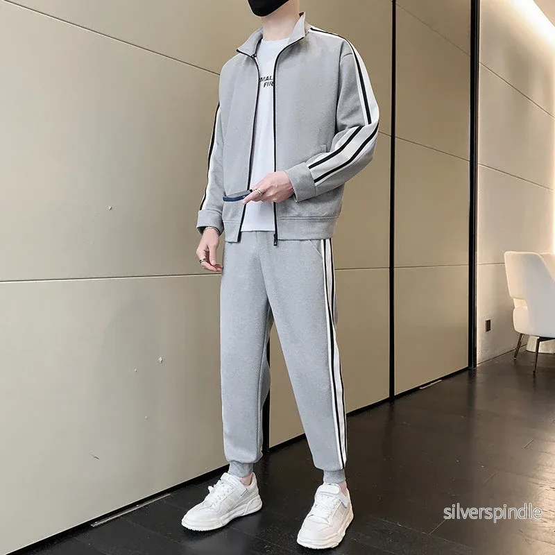 Liam | Slim Fit Långärmad Kofta Set för Sportig Stil - Bild 3
