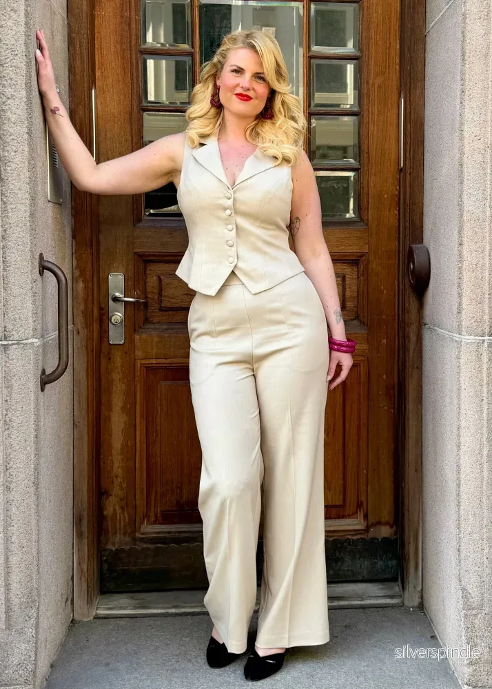 Marlene väst - beige - Bild 3