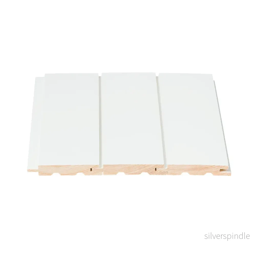 Innerpanel STS4 15x95, Furu, Vit - Bild 2