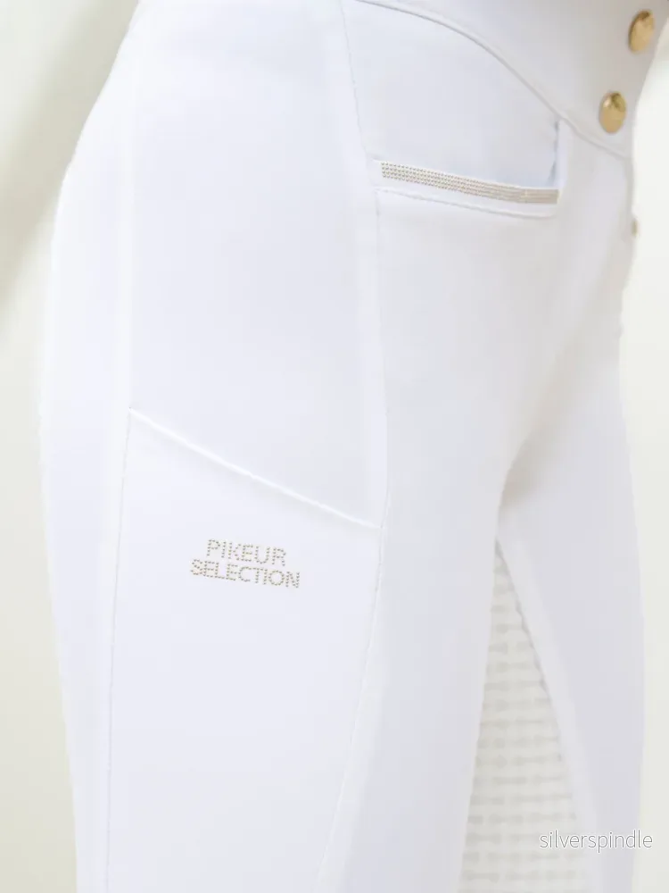 Pikeur Violette Full Grip White Pikeur Violette Full Grip White
