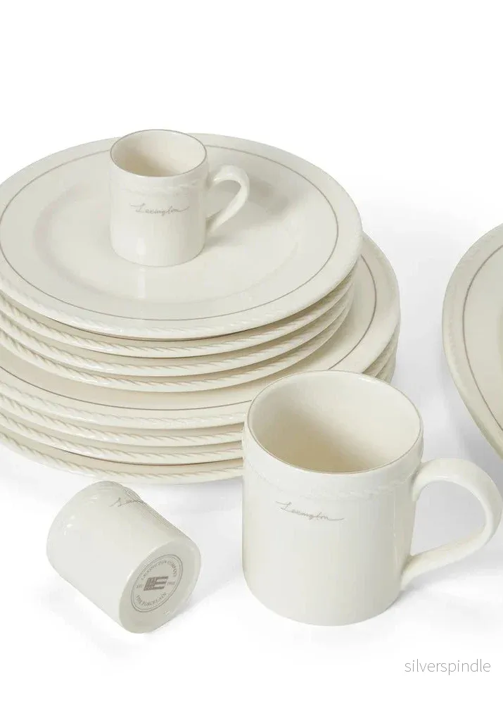 Lexington Porcelain Mug WH/Beige - Bild 2