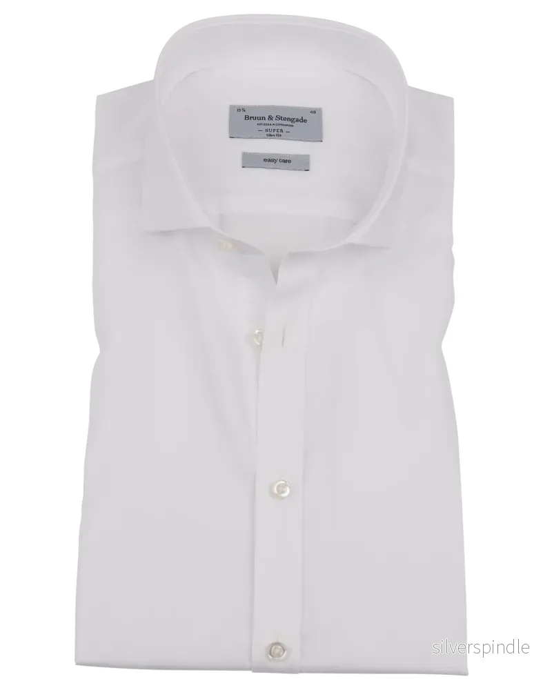 BS Donatello Super Slim Fit Skjorta – White BS Donatello Super Slim Fit Skjorta – White