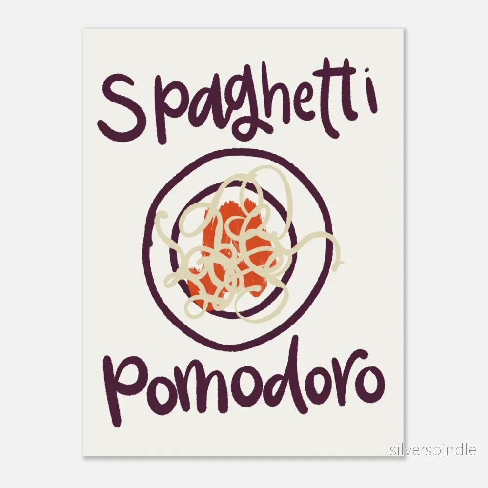 Pastaposter Spaghetti Pomodoro i Aubergine - Bild 2