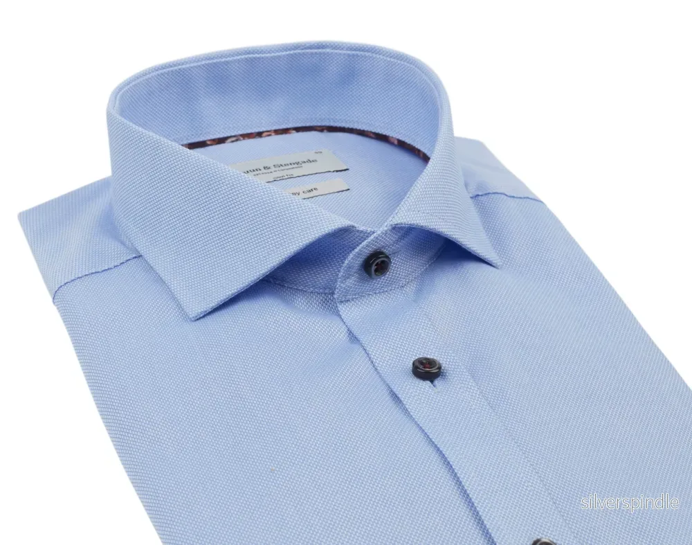BS Lowman Slim Fit Skjorta - Light Blue - Bild 2