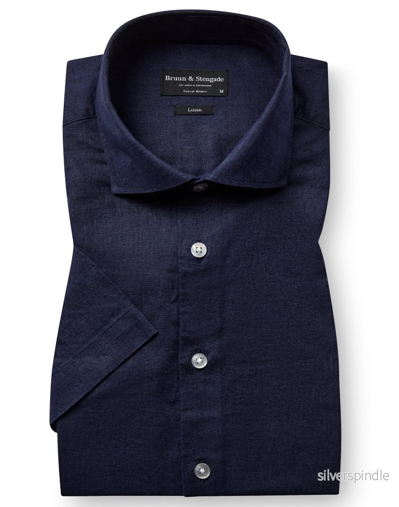 BS Hauger Casual Modern Fit Skjorta - Navy