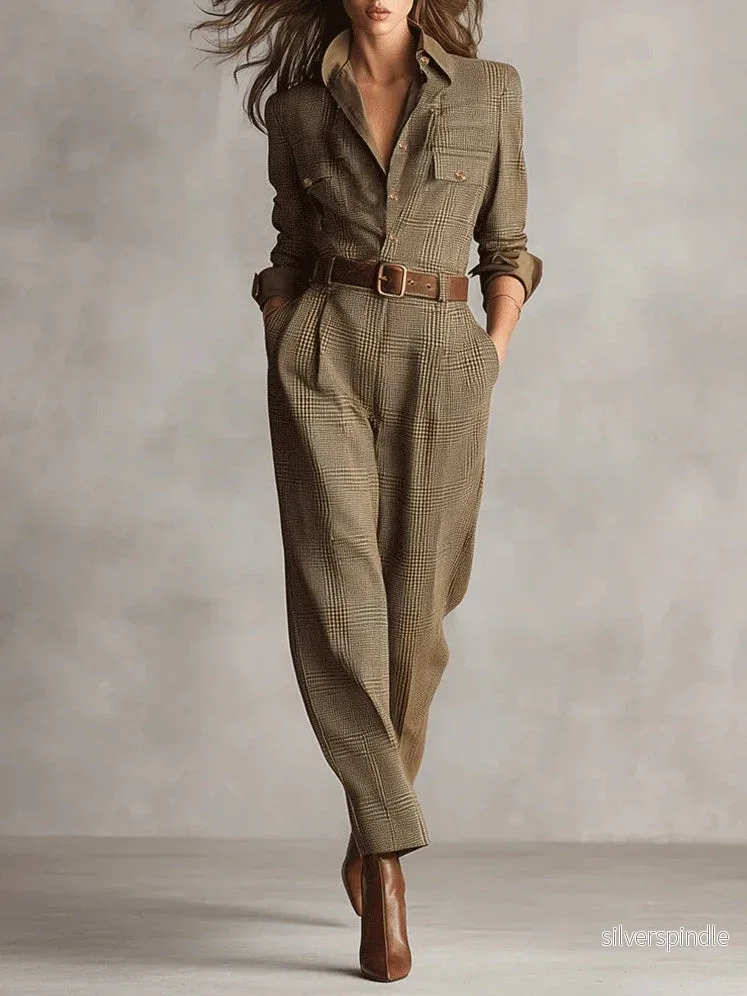 Mia | Elegant Figurnära Jumpsuit med Strukturerade Detaljer Mia | Elegant Figurnära Jumpsuit med Strukturerade Detaljer