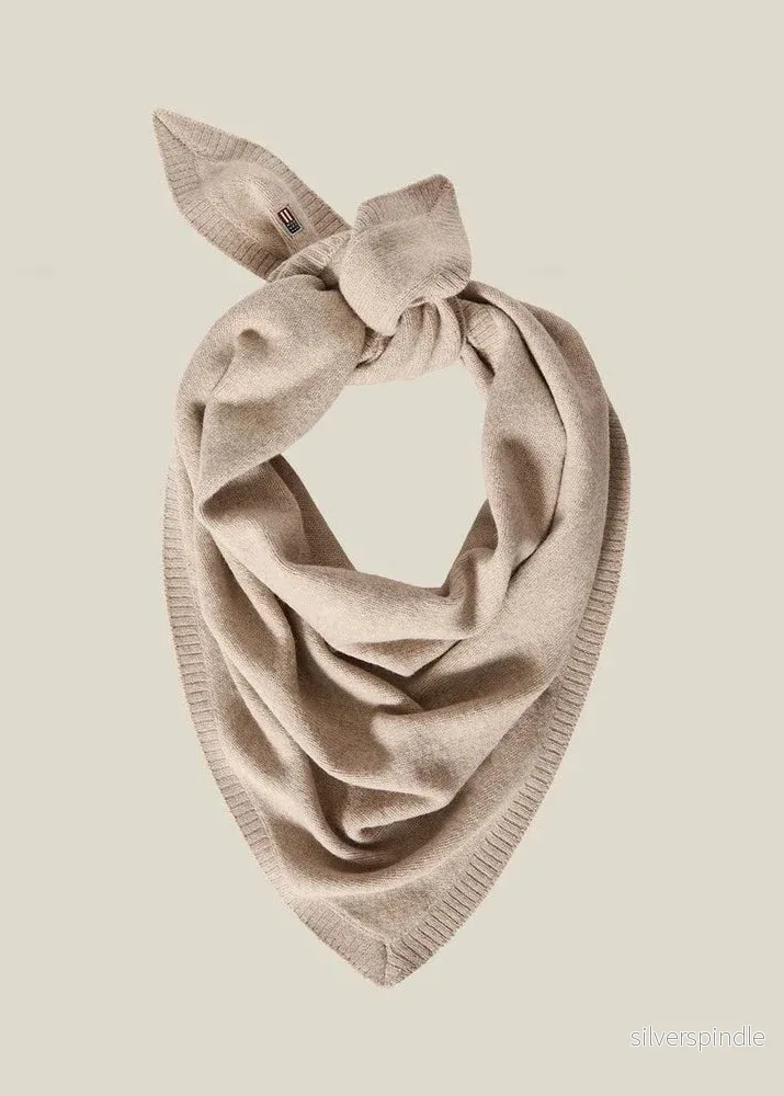 Lexington Yak/Merino Wool Blend Scarf Beige/Melang - Bild 2
