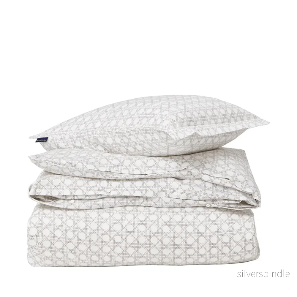 Lexington Rattan Printed Cotton Sateen Påslakanset