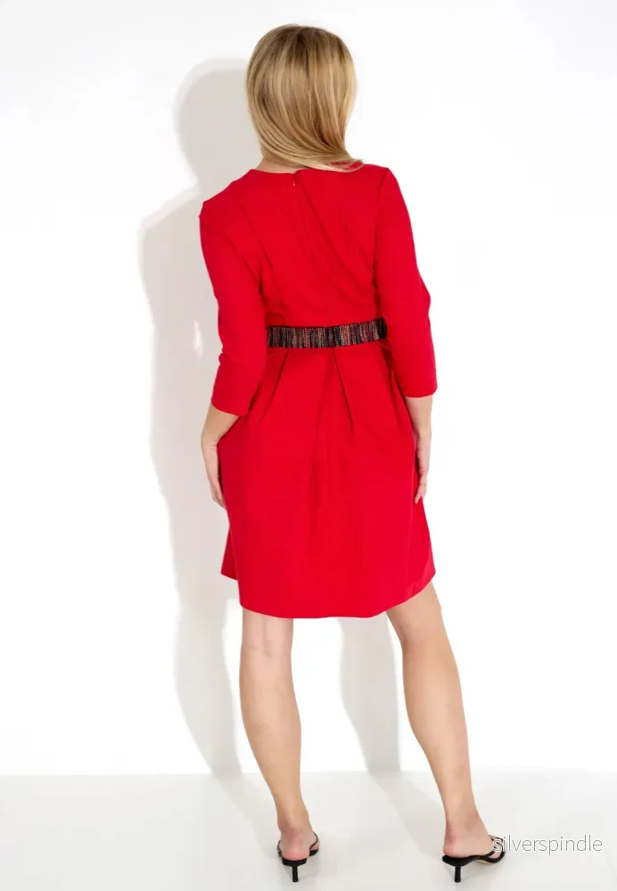 NERBIA ABITO DRESS - Röd - Bild 3