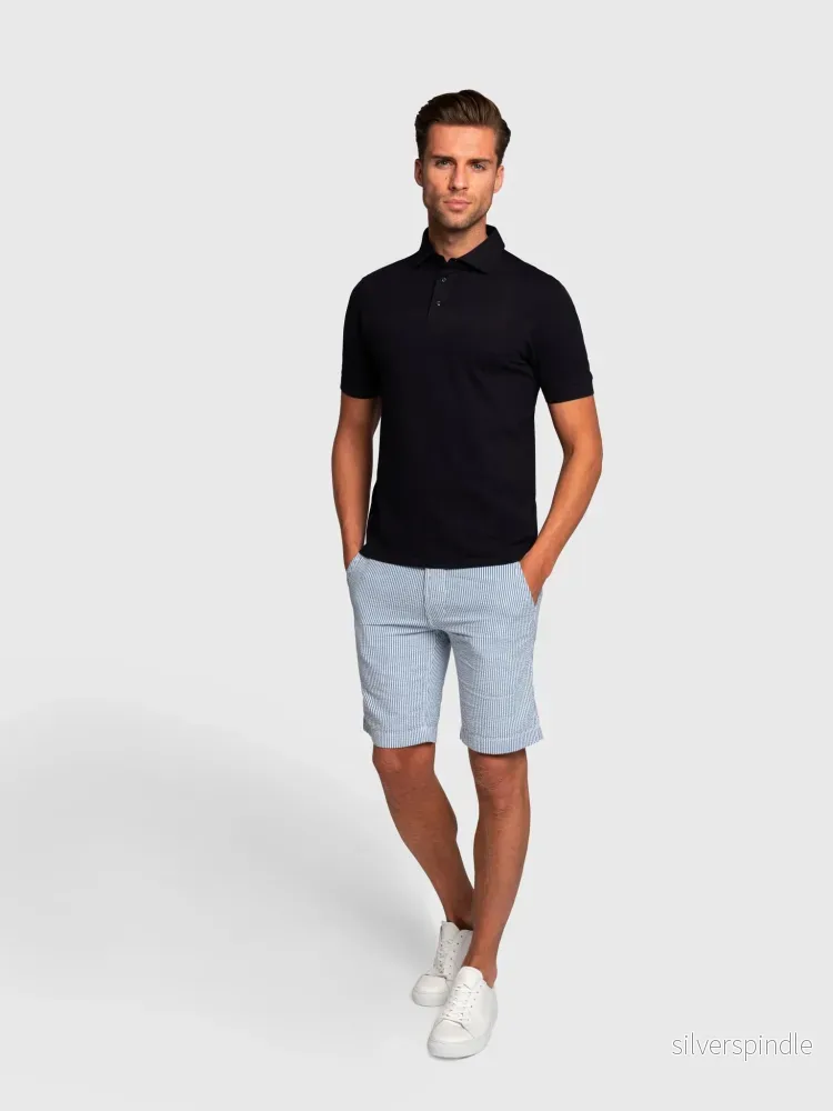 BS Fiji Regular Fit Pikétröja - Navy - Bild 3