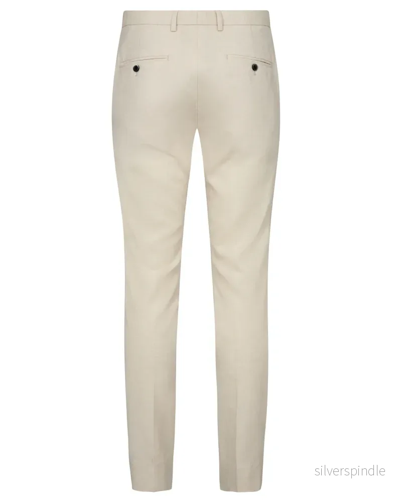 BS Pollino Classic Fit Kostymbyxor - Beige - Bild 2
